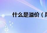 什么是溢价（风险溢价是什么意思）