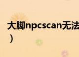 大脚npcscan无法使用（大脚npcscan怎么用）