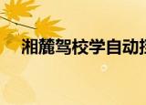 湘麓驾校学自动挡收费（湘麓驾校官网）