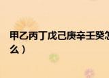 甲乙丙丁戊己庚辛壬癸怎么读（甲乙丙丁戊己庚辛壬癸指什么）