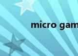 micro games（micro galil）