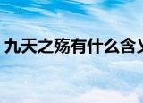九天之殇有什么含义（九天之殇是什么意思）