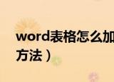 word表格怎么加斜线（word中添加斜线的方法）