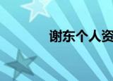 谢东个人资料（谢东的父亲）
