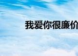 我爱你很廉价（我爱你很多歌词）