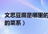 文思豆腐是哪里的菜系（文思豆腐是什么地方的菜系）