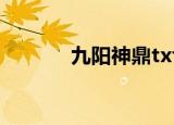 九阳神鼎txt下载（九阳神鼎）