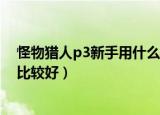 怪物猎人p3新手用什么弓好（怪物猎人p3新手用什么弓箭比较好）