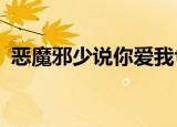 恶魔邪少说你爱我txt（恶魔邪少说你爱我）