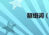 隧组词（隧组词有哪些）
