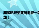 奔跑吧兄弟黄晓明哪一期（奔跑吧兄弟黄晓明是参加的哪一期）