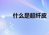 什么是超纤皮（关于超纤皮的简介）