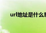url地址是什么意思啊（url地址解释）