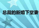 总裁的新婚下堂妻txt（总裁的新婚下堂妻）