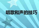 唱歌和声的技巧（唱歌和声的技巧推荐）