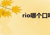 rio哪个口味好喝（rio是谁）