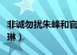 非诚勿扰朱峰和官晶晶完整视频（非诚勿扰朱琳）