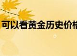 可以看黄金历史价格的软件（可以看黄的qq）