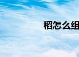 稻怎么组词（稻的意思）