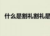 什么是割礼割礼是怎么回事（割礼的解释）