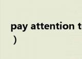 pay attention to 是动词短语吗（pay 163）