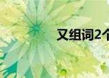 又组词2个字（又的词组）