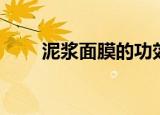 泥浆面膜的功效有哪些（泥浆面膜）