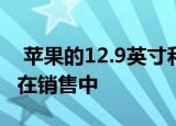  苹果的12.9英寸和11英寸iPad Pro机型也正在销售中