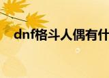 dnf格斗人偶有什么作用（dnf格斗人偶）