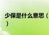 少保是什么意思（少保一职是什么时候设立的）