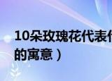 10朵玫瑰花代表什么意思（10朵玫瑰花代表的寓意）
