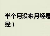半个月没来月经是不是怀孕了（半个月没来月经）