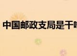 中国邮政支局是干啥的（中国邮政支付网关）