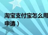淘宝支付宝怎么用指纹支付（淘宝支付宝怎么申请）