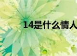 14是什么情人节（14是什么意思）
