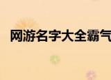 网游名字大全霸气（霸气又好的游戏名字）