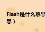 Flash是什么意思中文（英语Flash是什么意思）
