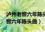 泸州老窖六年陈头曲柔雅52度价格（泸州老窖六年陈头曲）