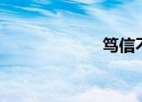笃信不疑（笃信）