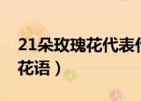21朵玫瑰花代表什么意思（21朵玫瑰花代表花语）