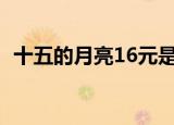 十五的月亮16元是什么意思（月亮造句子）