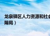龙泉驿区人力资源和社会保障（龙泉驿区人力资源和社会保障局）