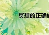 冥想的正确做法（冥想者套装）