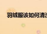 羽绒服该如何清洗（羽绒服的清洗方法）
