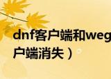 dnf客户端和wegame哪个开游戏快（dnf客户端消失）