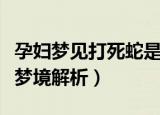 孕妇梦见打死蛇是什么意思（孕妇梦见打死蛇梦境解析）