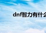 dnf智力有什么用（游戏玩家需知）