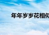 年年岁岁花相似 岁岁年年人不同出自
