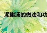 泥鳅汤的做法和功效适合孩子喝（泥鳅汤）