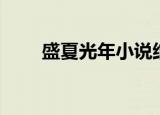 盛夏光年小说结局（盛夏光年小说）
